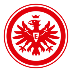 HR Metrics Logo mit stilisiertem Adler und Buchstabe E im roten Kreis.