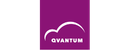 Logo von Qvantum mit stilisiertem Wellensymbol und weißer Schrift auf lila Hintergrund, ein Dienstleister für Personalcontrolling Software und HR Analytics.