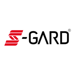 Das Logo der HR Metrics Consulting GmbH mit dem Schriftzug S-GARD und dem roten Markenzeichen.