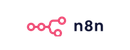Das Logo der HR Metrics Consulting GmbH zeigt ein rotes, kettenförmiges Symbol neben dem Schriftzug n8n.